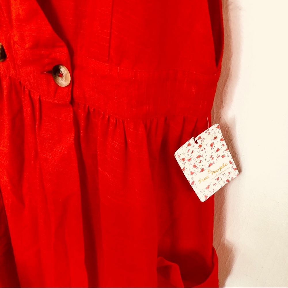 Free People Linen Blend Dress - Picture 2 of 2